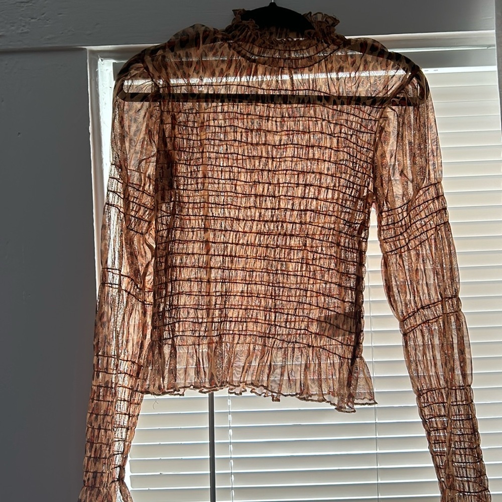 Free People sheer top